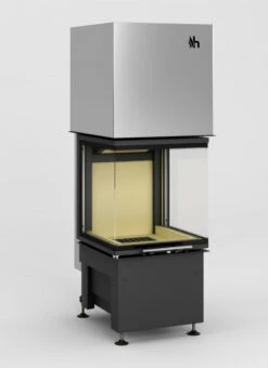 EEK A+ 3 Scheiben-Kamineinsatz HAJDUK Smart 3PLh Schiebetür - 7,5 KW