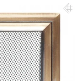 Retro-Lüftungsgitter, Rille, 17x30cm, Golden -Kaminöfen Verkaufsgeschäft 4c4ff17170850 gitter