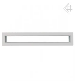 Lüftungsgitter, Luftschlitz Offen, 6x40cm, Weiß