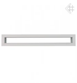 Lüftungsgitter, Luftschlitz Offen, 6x60cm, Weiß