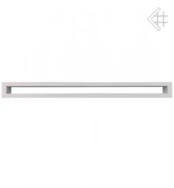 Lüftungsgitter, Luftschlitz Offen, 6x100cm, Weiß