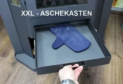 EEK A XXL-Kaminofen (185cm) Victoria Diplomat Mit XXL-Brennraum Schwarz– 14kW -Kaminöfen Verkaufsgeschäft 51d4pfGSfTL. AC 1