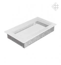 Kamin-Lüftungsgitter, 17x30cm Weiß