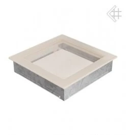 Kamin-Lüftungsgitter, 22x22cm Creme