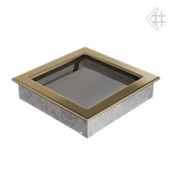 Luxus-Lüftungsgitter, 22x22cm, Vergoldet-glänzend