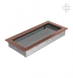 1A-Lüftungsgitter, 17x37cm, Kupfer