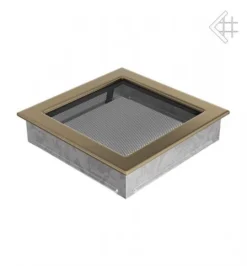 Lüftungsgitter, 22x22cm, Golden-matt