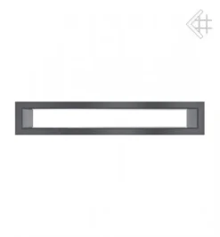 Lüftungsgitter, Luftschlitz Offen, 6x40cm, Graphit