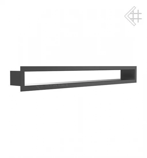 Lüftungsgitter, Luftschlitz Offen, 6x60cm, Schwarz 2 Lüftungsgitter, Luftschlitz Offen, 6x60cm, Schwarz – Bild 2