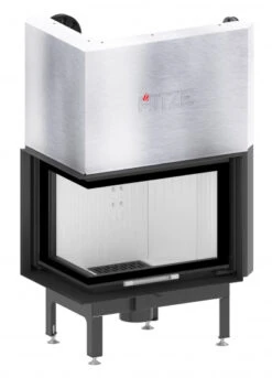 EEK A+ - Eck-Kamineinsatz HITZE Albero AL11LG.H DECO Mit Schiebetür, Seitenglas Links -11kW