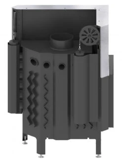 EEK A+ - Eck-Kamineinsatz HITZE Albero AL14LG.H DECO Mit Schiebetür, Seitenglas Links -14kW -Kaminöfen Verkaufsgeschäft AL14LG H deco0005