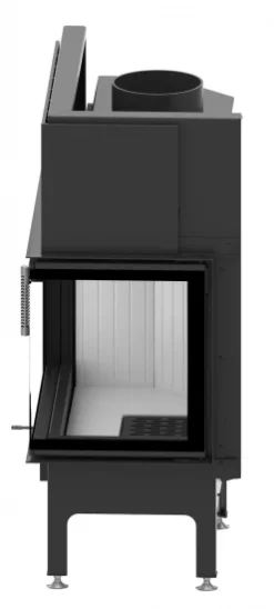 EEK A+ - Eck-Kamineinsatz Albero AL14R.H DECO Mit Seitenglas Rechts -14kW -Kaminöfen Verkaufsgeschäft AL14R h deco 0003