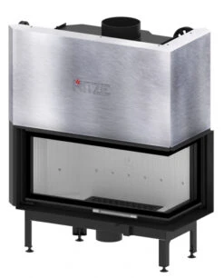 EEK A+ - ECK-Kamineinsatz Albero AL19RG.H DECO Mit Schiebetür U. Seitenglas Rechts -19kW