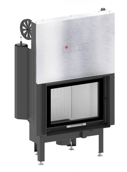 EEK A - Kamineinsatz HITZE Albero AL9G.H DECO Mit Schiebetür -9kW 1 EEK A - Kamineinsatz HITZE Albero AL9G.H DECO Mit Schiebetür -9kW