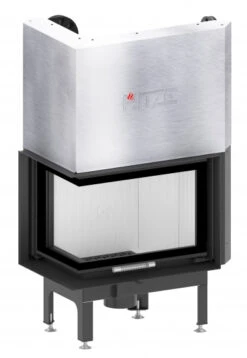 EEK A - Eck-Kamineinsatz HITZE Albero AL9LG.H DECO Mit Schiebetür, Links -9kW