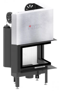 EEK A - Eck-Kamineinsatz HITZE Albero AL9RG.H DECO Mit Schiebetür, Rechts -9kW -Kaminöfen Verkaufsgeschäft AL9RG H deco 0008