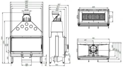 EEK A - Kamineinsatz HITZE Ardente ARD90X41.S - 17kW -Kaminöfen Verkaufsgeschäft ARD90x41.S ARDENTE sStandard 1