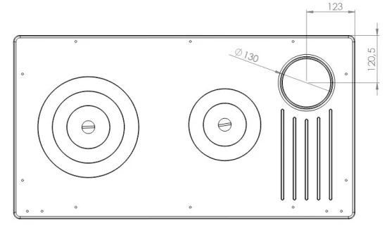 EEK A - Panorama-Holzherd Modell 214-3D BOX Mit 6,42kW - Viel Gusseisen! 6 EEK A - Panorama-Holzherd Modell 214-3D BOX Mit 6,42kW - Viel Gusseisen! – Bild 6