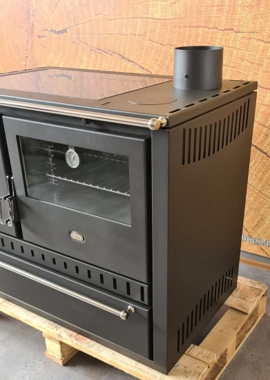 EEK A Premium-Küchenofen Holzherd GT Schwarz !Cerankochfeld!+!Edelstahlbackfach!-Dauerbrandherd - 15kW 5 EEK A Premium-Küchenofen Holzherd GT Schwarz !Cerankochfeld!+!Edelstahlbackfach!-Dauerbrandherd - 15kW – Bild 5