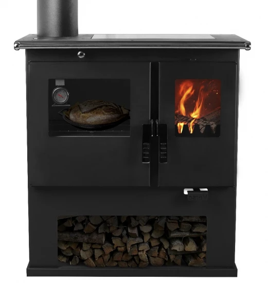 EEK A+ Premium-Holzherd, Beistellherd CS INOX Links (Cerankochfeld + Edelstahlbackfach) -7,7 KW 3 EEK A+ Premium-Holzherd, Beistellherd CS INOX Links (Cerankochfeld + Edelstahlbackfach) -7,7 KW – Bild 3