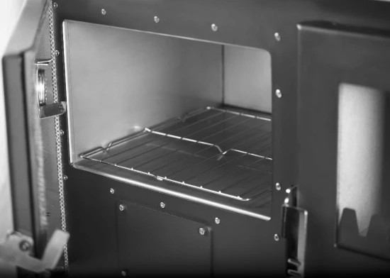 EEK A+ Premium-Holzherd, Beistellherd CS INOX Links (Cerankochfeld + Edelstahlbackfach) -7,7 KW 5 EEK A+ Premium-Holzherd, Beistellherd CS INOX Links (Cerankochfeld + Edelstahlbackfach) -7,7 KW – Bild 5