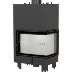 Kaminöfen Verkaufsgeschäft 36 *EEK A Wasserführender Eck-Kamineinsatz Kratki MBZ 13 Rechts Mit Klapptür - 13kW