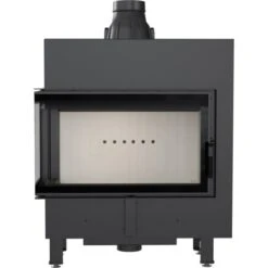 *EEK A+ Eck-Kamineinsatz Kratki LUCY/14/SLIM/L/BS Mit Seitenglas Links - 10kW -Kaminöfen Verkaufsgeschäft LUCY14SLIMLBS c