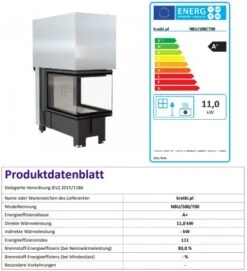 *EEK A - XXL-3-Scheiben-Kamineinsatz KRATKI NBU 11 Mit Schiebetür - 11 KW 9 *EEK A - XXL-3-Scheiben-Kamineinsatz KRATKI NBU 11 Mit Schiebetür - 11 KW -Kaminöfen Verkaufsgeschäft NBU500700