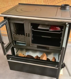 EEK A+ Küchenofen Holzherd Plamen 850 Schwarz, Rechte Version - 8 KW Dauerbrandherd 11 EEK A+ Küchenofen Holzherd Plamen 850 Schwarz, Rechte Version - 8 KW Dauerbrandherd -Kaminöfen Verkaufsgeschäft Plamen850 schwarz Herdplatte3 rechts