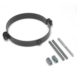 160 Mm - Rauchrohr Schelle In Gussgrau