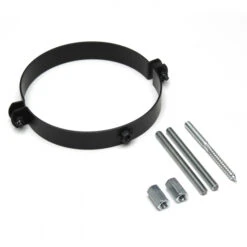 150 Mm - Rauchrohr Schelle In Schwarz