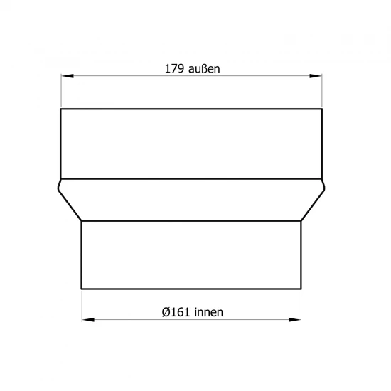 160 Mm - 180 Mm - Erweiterung In Schwarz 2 160 Mm - 180 Mm - Erweiterung In Schwarz – Bild 2