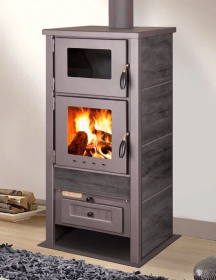 EEK A Kaminofen Mit Backfach Taurus Kachel Black – 12kW 1 EEK A Kaminofen Mit Backfach Taurus Kachel Black – 12kW