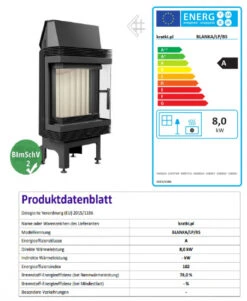 *EEK A - Kamineinsatz Mit 3 Scheiben Kratki BLANKA/LP/BS - 8 KW -Kaminöfen Verkaufsgeschäft Unbenannt15