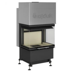 HAJDUK Kamineinsatz SMART 3XLTH Panorama 3-seitig Verglast Hebetür 6,5 KW Einsatz Kamin