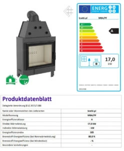 *EEK A - Kamineinsatz Kratki MBA 17 Mit 17 KW 9 *EEK A - Kamineinsatz Kratki MBA 17 Mit 17 KW -Kaminöfen Verkaufsgeschäft Unbenannt23