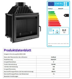 *EEK A Guss-Kamineinsatz Kratki MAJA/PF !RR150mm! - 8kW + BIMSCHV II -Kaminöfen Verkaufsgeschäft Unbenannt78