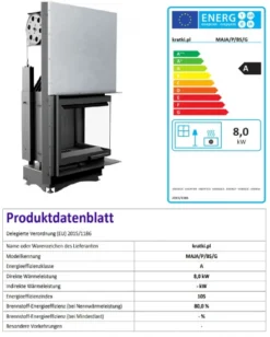 *EEK A - Eck-Guss-Kamineinsatz Kratki MAJA/P/BS/G Hebetür Mit Seitenglas Rechts - 8kW + BIMSCHV II -Kaminöfen Verkaufsgeschäft Unbenannt87