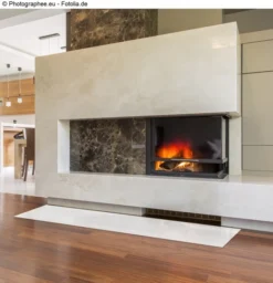 Saisonplatte Rechteck 110x60cm Glas Weiß - Kamin-Vorlegeplatte Funkenschutzplatte Kaminbodenplatte Glasplatte