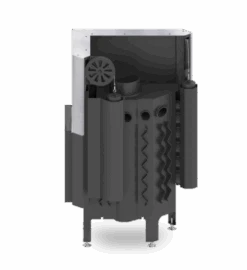 EEK A - Eck-Kamineinsatz HITZE Albero AL9RG.H DECO Mit Schiebetür, Rechts -9kW -Kaminöfen Verkaufsgeschäft al9r g h anim 5