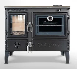 EEK A - Panorama-Holzherd Modell 214-3D Mit 6,42kW - Viel Gusseisen! -Kaminöfen Verkaufsgeschäft caliskan 214 3d