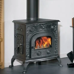 EEK A+ - Gusskaminofen Globe Fire EROS I - 6 KW