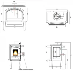 EEK A+ - Guss-Kaminofen Globe Fire Uranus - 7kW -Kaminöfen Verkaufsgeschäft kaminofen globefireuranus 2