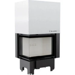 *EEK A+ ECK-Kamineinsatz Kratki VNL/700/480 Links Mit Schiebetür - 12 KW