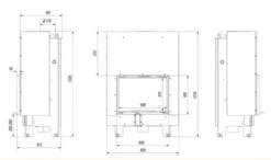 *EEK A+ - Wasserführender Kamineinsatz Kratki MBM 10 PW Mit Schiebetür - 12 KW -Kaminöfen Verkaufsgeschäft kratkimbm10pwschiebet rma e