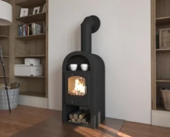 EEK A+ Kaminofen Victoria Maestro Schwarz - 9 KW -Kaminöfen Verkaufsgeschäft maestro2