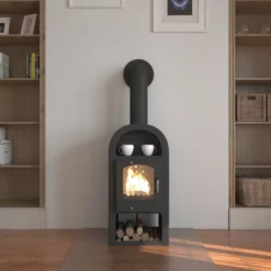 EEK A+ Kaminofen Victoria Maestro Schwarz - 9 KW -Kaminöfen Verkaufsgeschäft maestro3