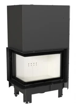 *EEK A - Eck-Kamineinsatz Kratki MBZ 13 Mit Schiebetür, Seitenglas Links - 13 KW