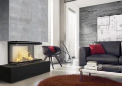 *EEK A - 3-Scheiben-Kamineinsatz KRATKI NBC 10 Mit Schiebetür - 10 KW -Kaminöfen Verkaufsgeschäft nbc triple przerobka ogien 03