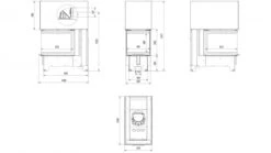 *EEK A - XXL-3-Scheiben-Kamineinsatz KRATKI NBU 11 Mit Schiebetür - 11 KW 10 *EEK A - XXL-3-Scheiben-Kamineinsatz KRATKI NBU 11 Mit Schiebetür - 11 KW -Kaminöfen Verkaufsgeschäft nbu masse